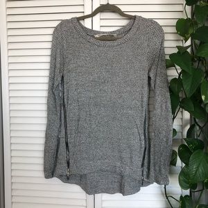 Rachel Roy side-zip sweater, size S